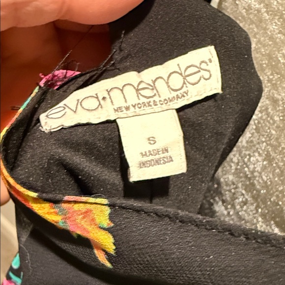 New York & Company Black Floral Maxi Skirt - Picture 6 of 6